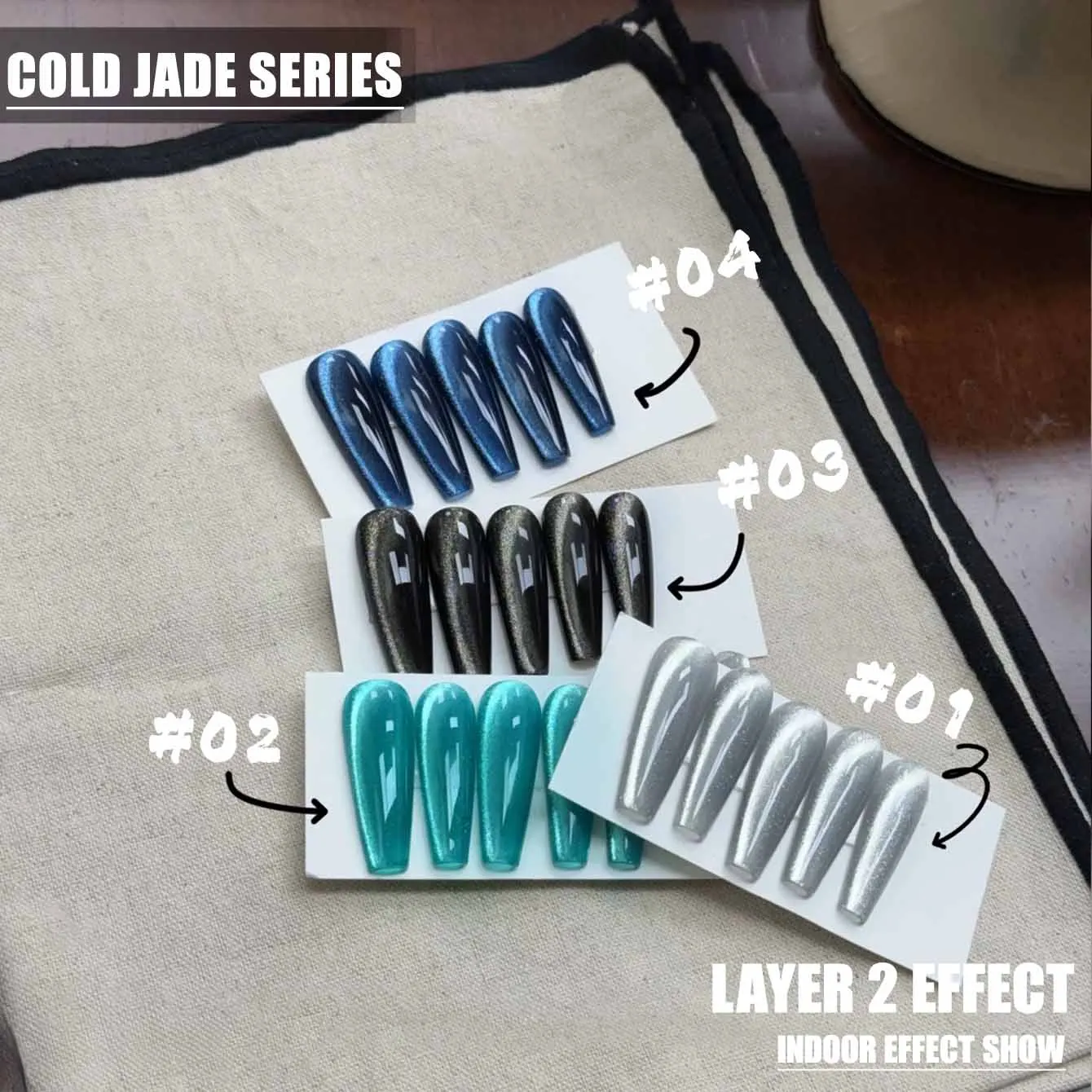 MIANEL 1 قطعة 12 مللي الصيف الأظافر الأزرق الأظافر ملبورن مبيعا الزجاج حبة القط العين هلام طلاء الأظافر الباردة القط العين طلاء الأظافر #4