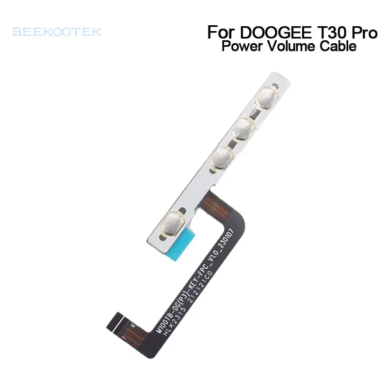 

New Original DOOGEE T30 Pro Power on/Off+Volume FPC Key Up/Down Button Flex cable FPC Accessories For DOOGEE T30 Pro Tablet