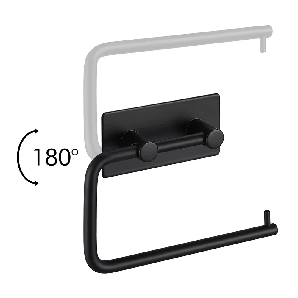 

Towel Rack For Smooth Surfaces Paper Towel Holder Kitchen Bathroom Holder Excellent Stability Horizontal Or Vertical Attachment