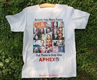 Anxiety Has Many Faces, But There is Only One APHEX Twin Parody T Shirt