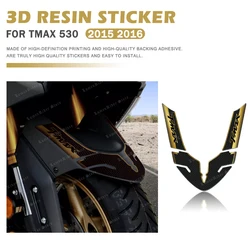 For TMAX 530  T-MAX 2015 2016 Motorcycle Accessories 3D Gel Epoxy Sticker Kit 3D Motorcycle front end Protection Sticker