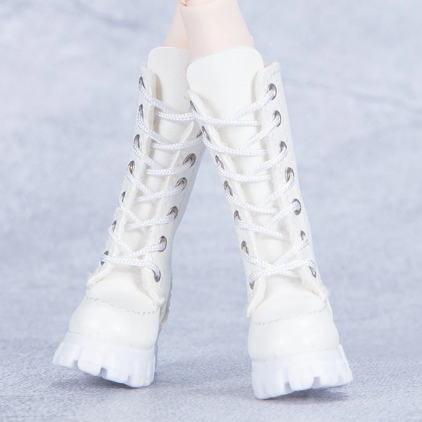 Handmade 2.7cm*1.1cm Leather Boots Shoes 1/12 Bjd Dolls Long boots Boots Accessories For 1/12bjd Jidongshunxi doll ASI3 Doll
