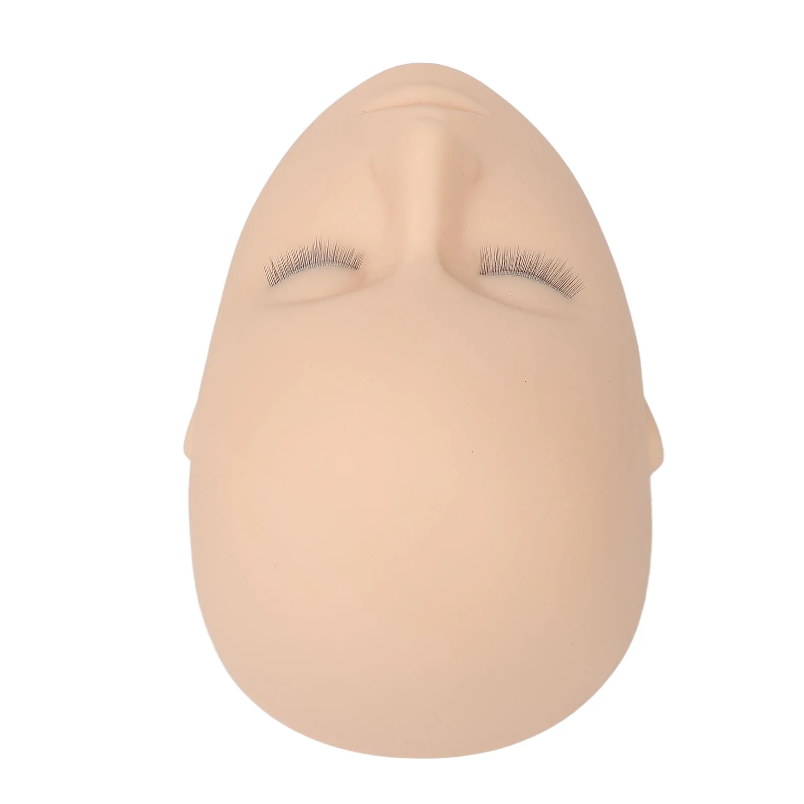 Tattoo Accessories Eyelash Practice Head High Simulation Soft 3 Layers Lash Mannequin Head Multi Purpose High Density Silicone