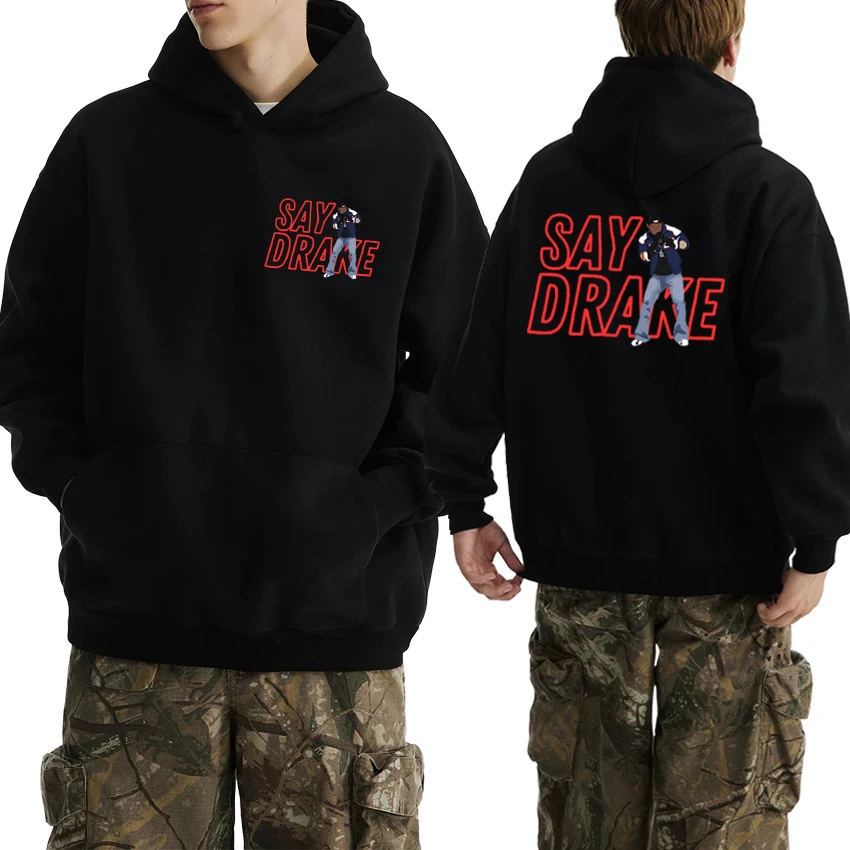 

Rapper Kendrick Lamar Tour 2025 Double Sided print Hoodie Men women vintage hip hop streetwear pullover Unisex Fleece Sweatshirt