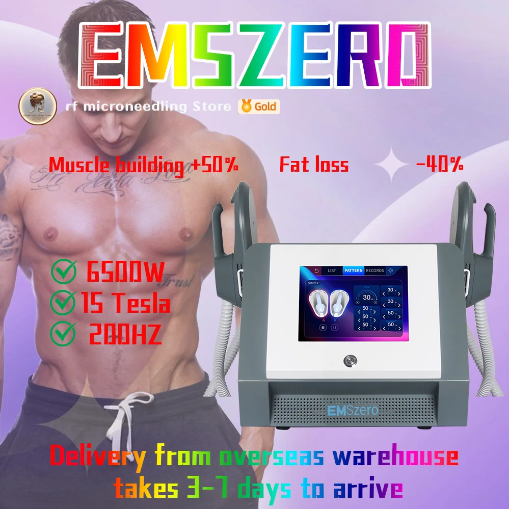 15 tesla 6500w emszone neo máquina de emagrecimento ems hiemt nova escultura corporal rf estimulador muscular pélvico salão de beleza