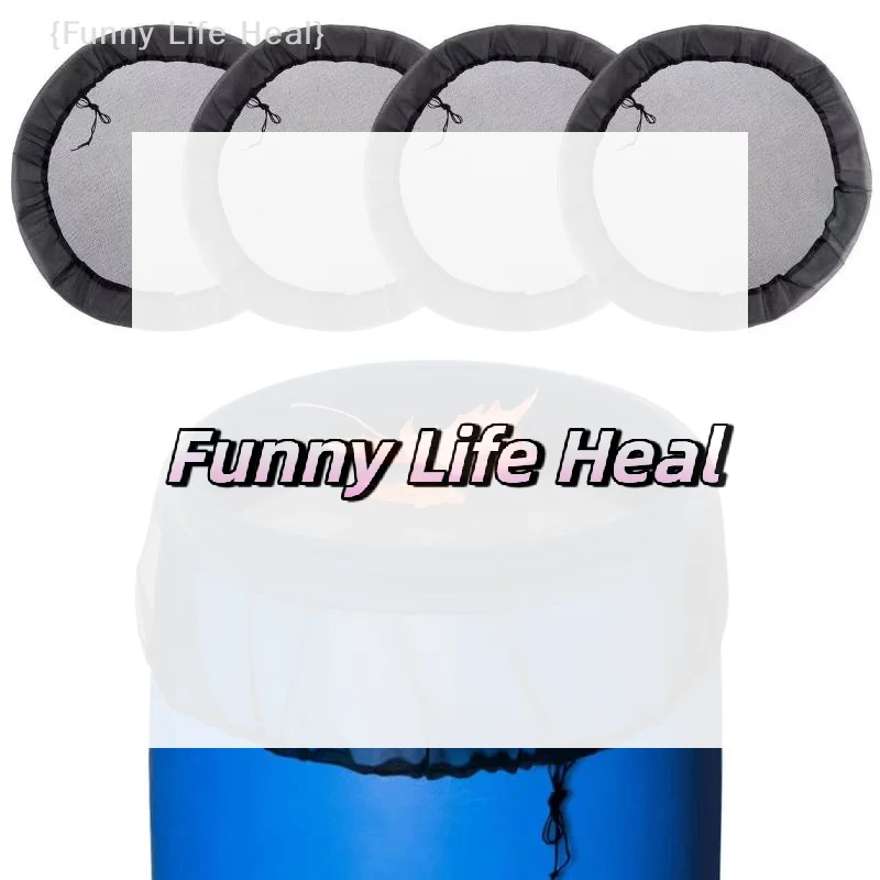 

30-120cm Mesh Cover Netting For Rain Barrel Water Collection Bucket Raindrop Anti-fall Leaves Filter Net Water Protection Tools