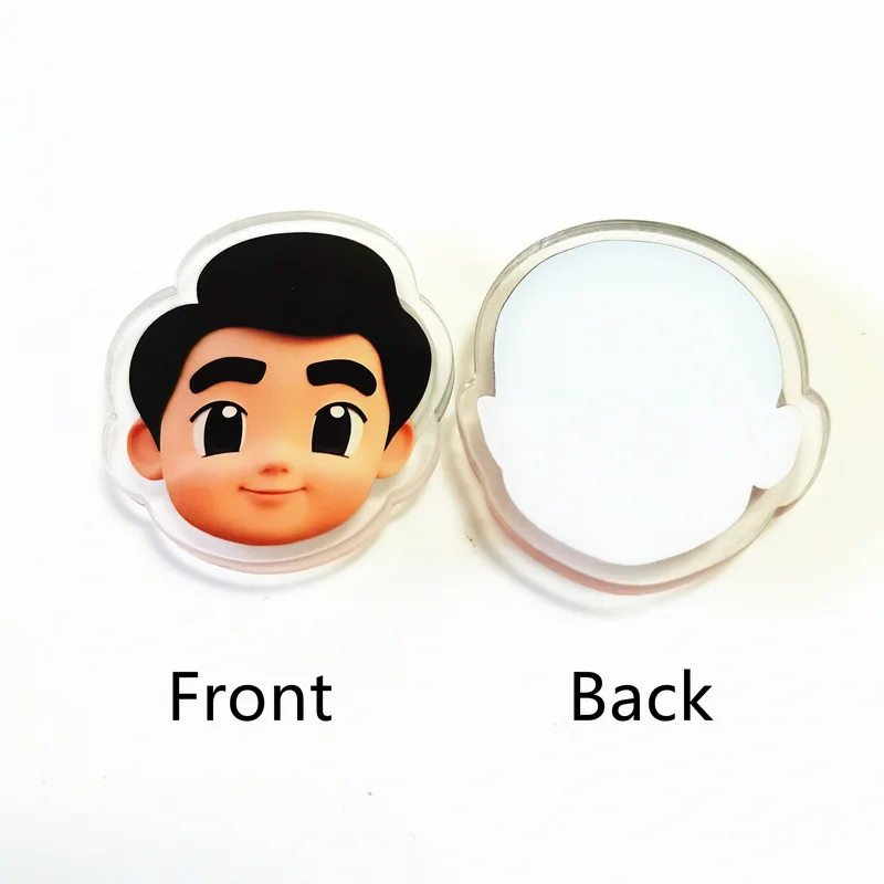 Custom Photos Cellphone Holder Standee Cartoon Anime Mobile Phone Figures Standing Grip Clear Telephone Bracket Stand For Gifts