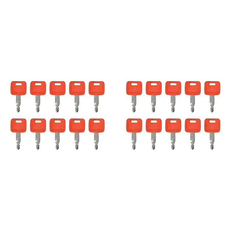 Precise 20Pcs Ignition Keys H800 For Excavator Case Dozer Fiat Hitachi New Holland AT194969 AT147803