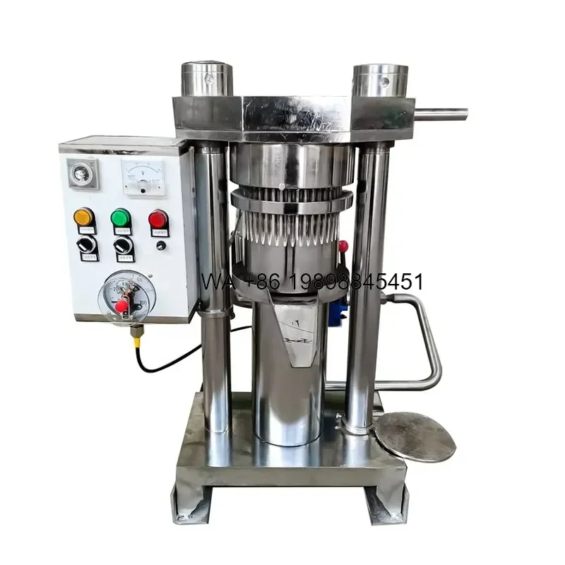 Wmwmnu Automatic Hydraulic Oil Press for Olive and Coconut Oil New Condition for Food Industry