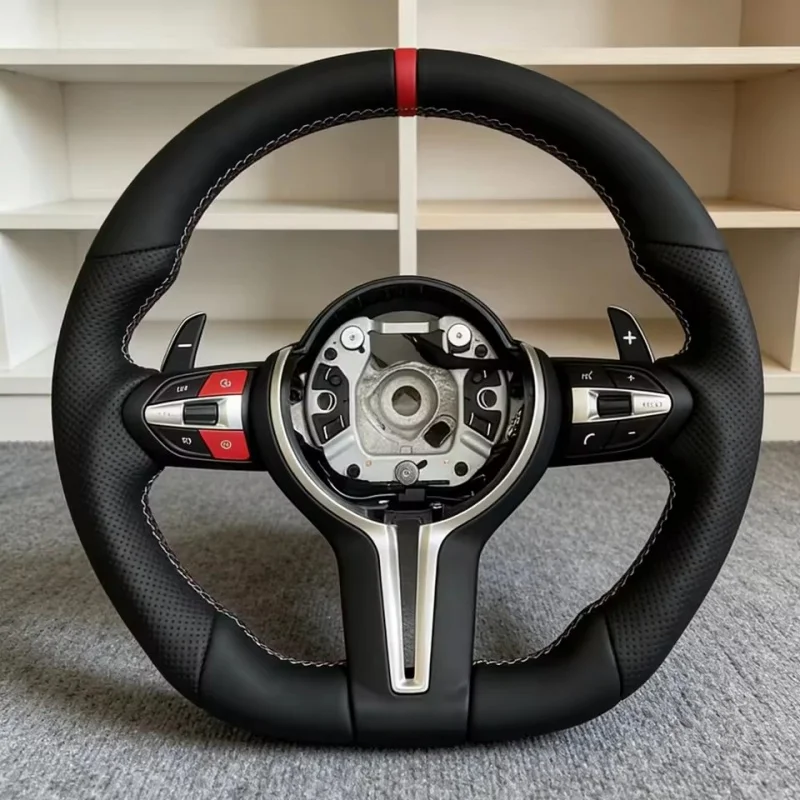 Customized Microfiber Leather Car Steering Wheel For BMW F30 F80 F06 F10 3 Series 5 Series M Sport Steering Wheel Accessories