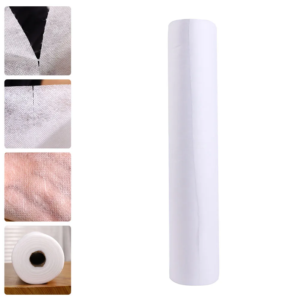 

50 Sheets Disposable Non-Woven Pillow Cover Soft Durable Breathable Salon Bed Sheet Fabric Roll Disposable Non-Woven Sheets