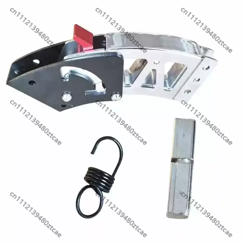 Foot‑operated Folding Hinge Assembly Pin Spring Spare Parts For Two Wheeled Travel Tool