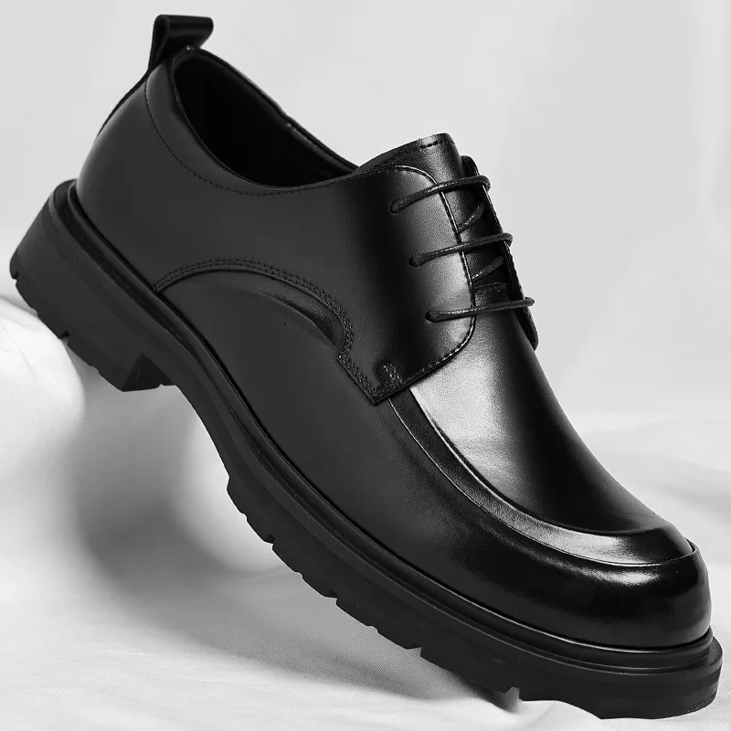 

Summer Hollow Men's Breathable Perforated Shoes New Business Formal Shoes Wholesale Leather Shoes Trendy Men's Leather Shoes