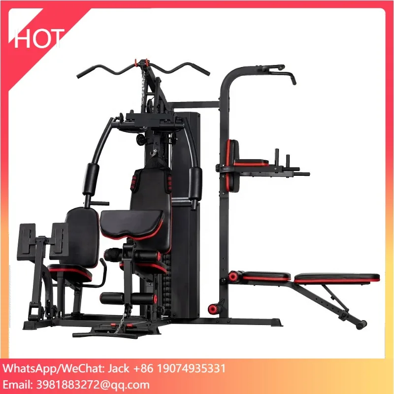 

Multi Function Home Gym Bodybuilding Fitness Machine Stations Multi-functional Exercise Equipment Leg Press
