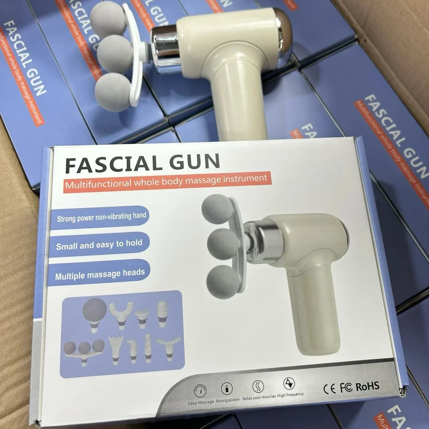 プロ仕様-家庭用-電動ミニ筋膜リリースガン-全身多機能-3ヘッド付き