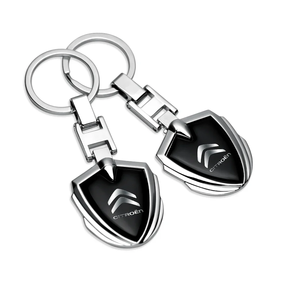 Car Sticker Car Styling Logo Metal Badge Keychain Key Decoration Accessories For Citroen C4 C3 C5 C1 C2 Berlingo Celysee Cactus - view 4