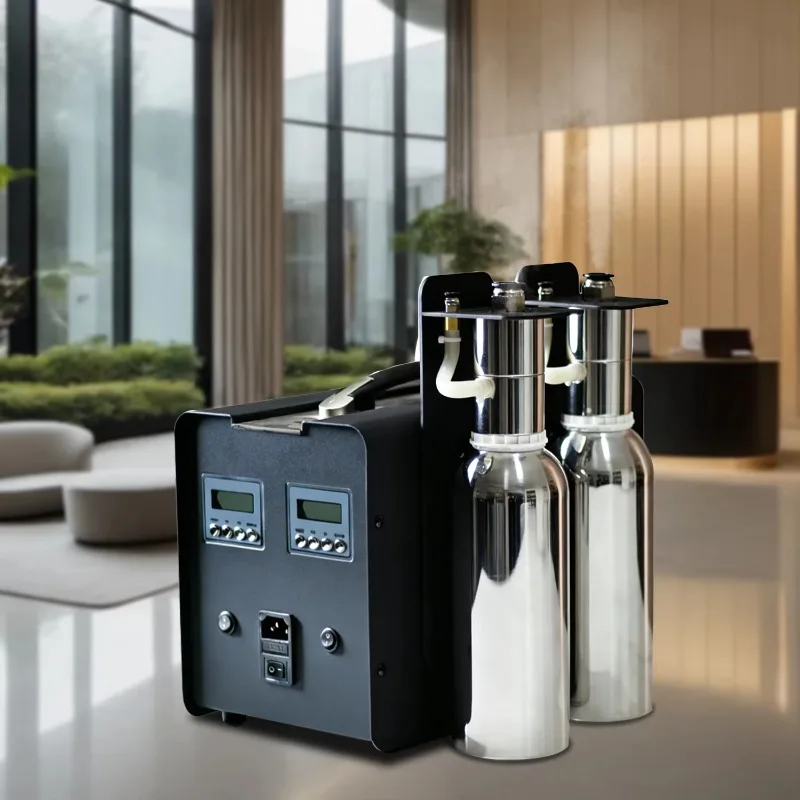 Airo Metal 2x500ml-5L Commercial Hotel HVAC Scent Diffuser APP Control Large Smart Scent Machine Aroma Diffuser for Shopping
