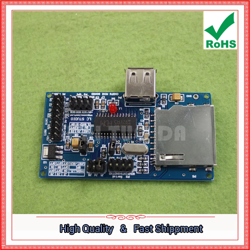 Evaluation Board CH376S U Disk SD Card Mouse Support Parallel Port Serial Port SPI Interface Module (D3B6)