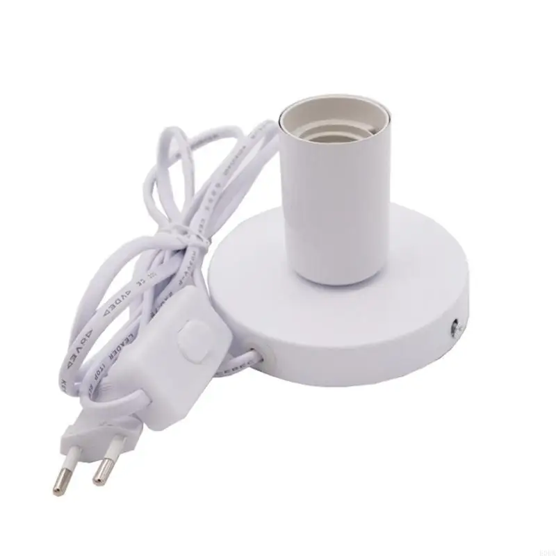 Light Bulb Holder Mounting Bracket E27 Lamp Socket Table Lamp Holder with 1.8m Line Pendant Bulb Socket Enduring 
