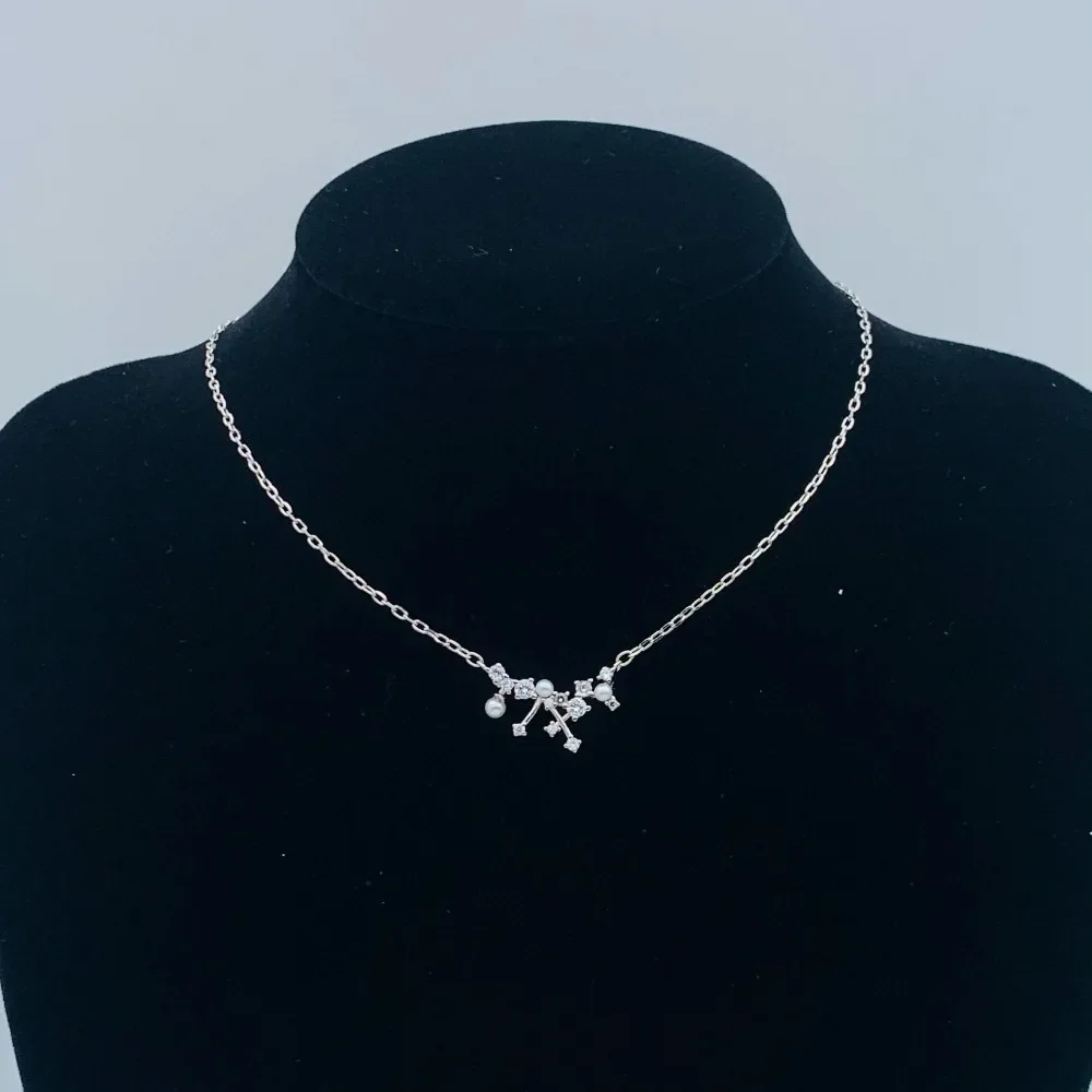 2025 موضة جديدة قلادة المرأة العنب الأبيض القزحية السكر مكعب قلادة #5