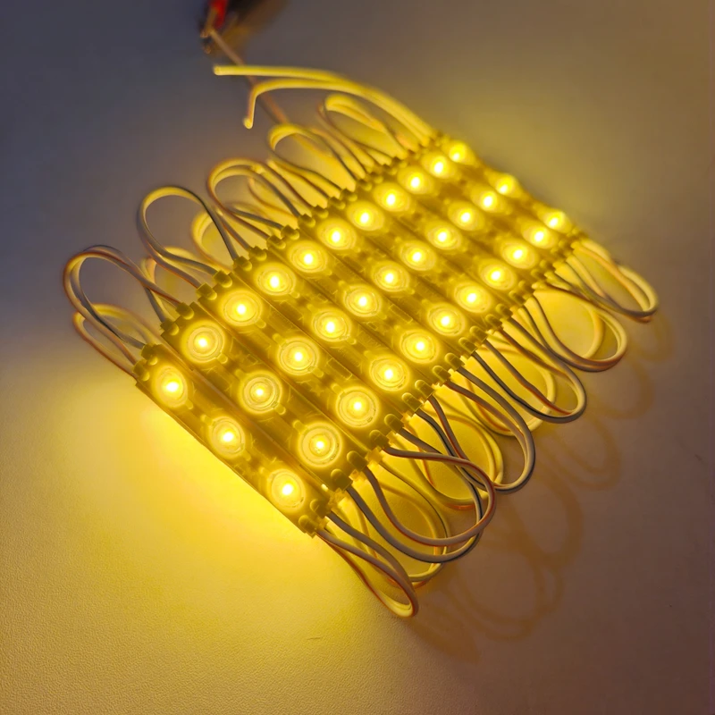 100PCS DC12V Injection Module 60*12MM with lens SMD 2835 1.5W Waterproof LED Back Light for sign channel letter