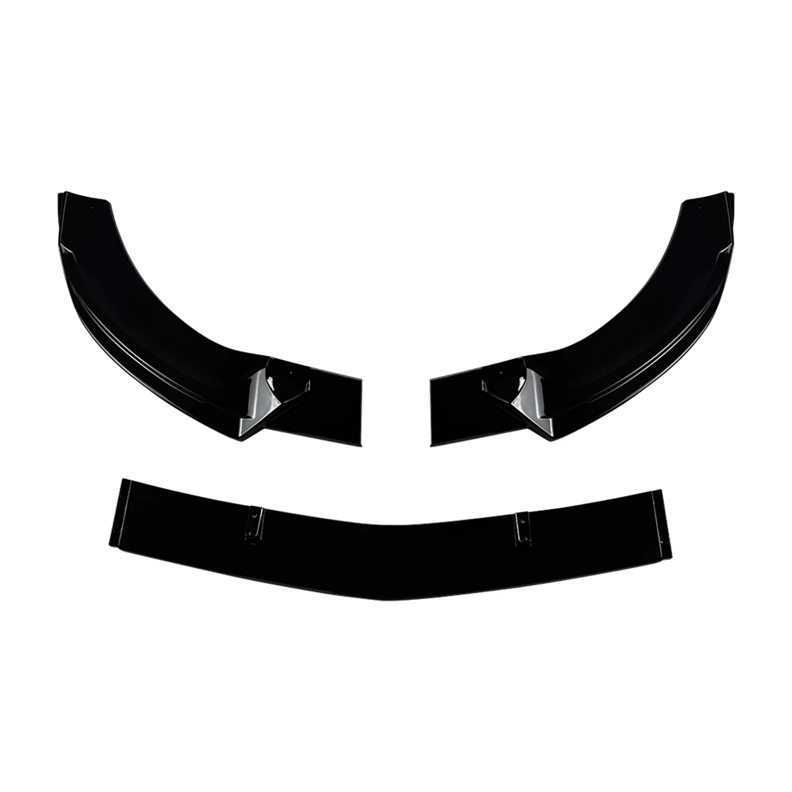 3PCS Front Bumper Lip Spoiler Lower Splitter For Mercedes Benz E Class W213 2016-2020 Standard Version