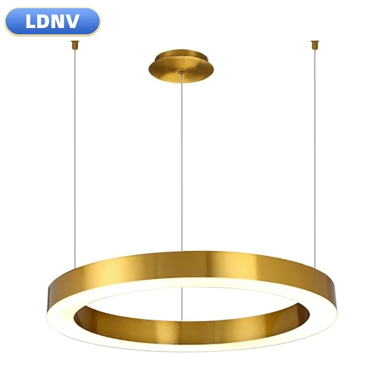 High end chandelier led stainless steel home decoration led lamp living room dining room chandelier indoor lighting image 6