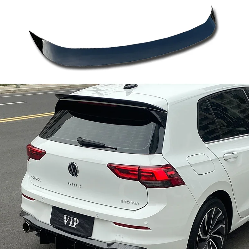 

2019 2020 2021 2022 For FVolkswagen VW Golf 8 MK8 Ⅷ Spoiler rear window roof spoiler Rear Spoiler By Glossy Black Carbon Fiber