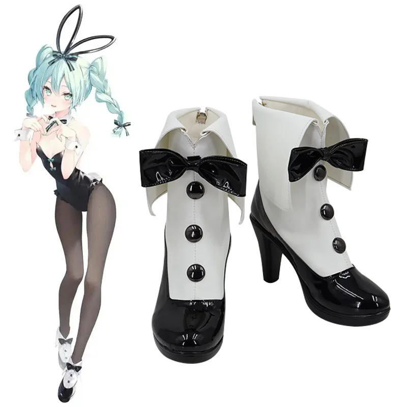 

Sexy Mikkuuu 16th Anniversary Cosplay Shoes Girl Cute Mikuu Lovely Cosplay Shoes Halloween Bunny