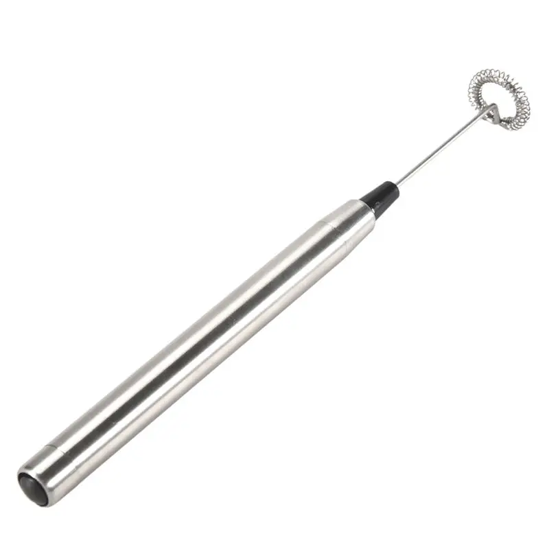 Portable Electric Milk Frother Foam Maker Handheld Foamer High Speeds Drink Mixer Frothing Wand-[LUCK 9]