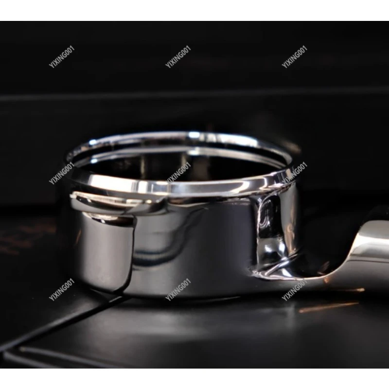 Bottomless Coffee Portafilter with POM Handle, E61 Espresso Machine, Essential Accessory for Coffee Lovers, Matte Black