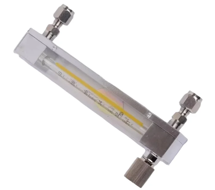 Stainless Steel Ferrule Connector Flow Meter LZB-3WB/4/6/10 Stainless Steel Pipe M3