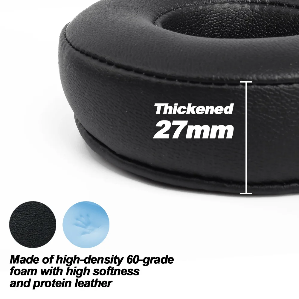 Earphone pads For JVC HA-S35BT HA-S190BT HA-S58BT HA-S30BT HA-S38BT HA-S31M replacement  Earpads view 5