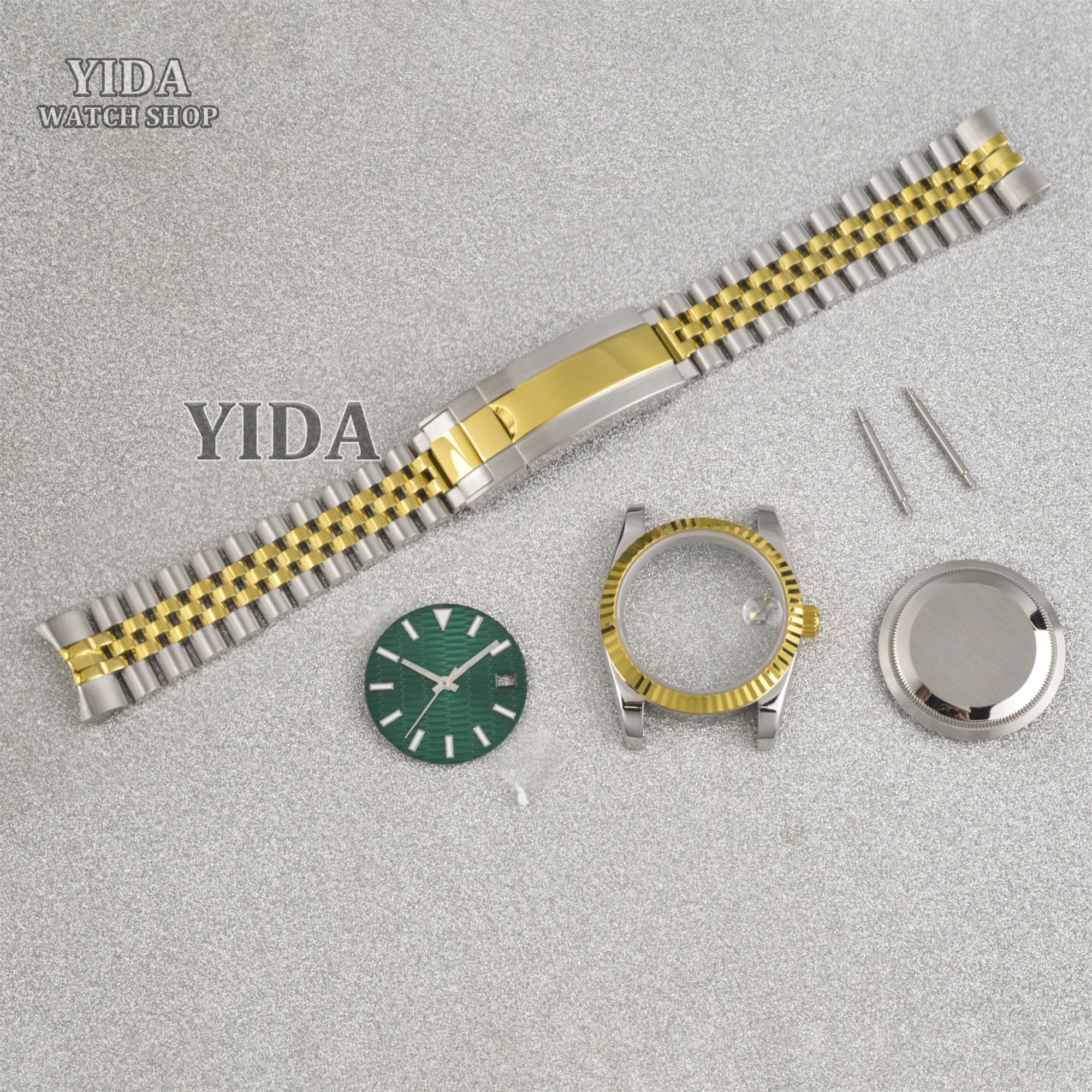 Корпус NH35, 36/39 мм, мужские часы, ремешок из нержавеющей стали, циферблат 28,5 мм, светящиеся стрелки для Datejust NH36, автоматический механизм, механический