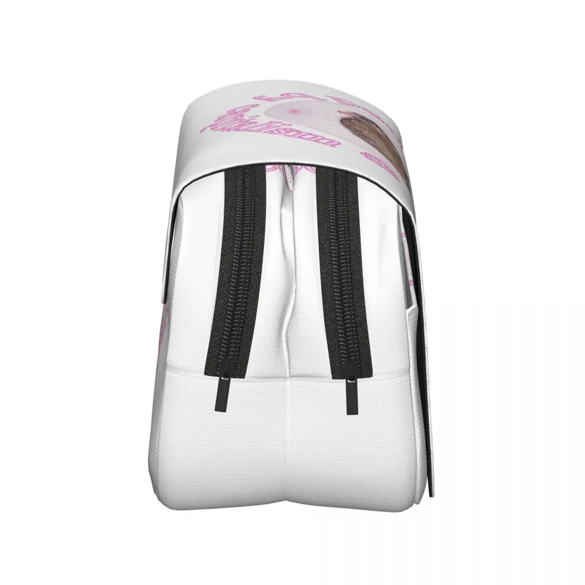 Rock Hyrax Just A Girl Trapped By Capitalism Coquette Pencil Cases Pencil Pouch Hard Shell Leather Large Capacity Pen Box Pencil