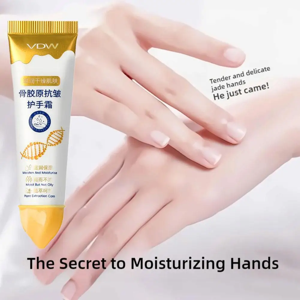 Collagen Hand Cream Rejuvenating Moisturizing Anti-wrinkle Autumn Winter Hydration Refreshing Non-greasy Hand Beauty Care 30g