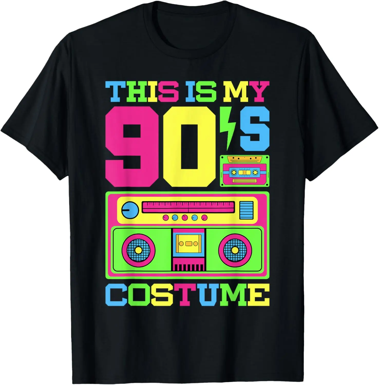 90s Costume 1990s Theme Party Nineties Styles Fashion Outfit T-Shirt