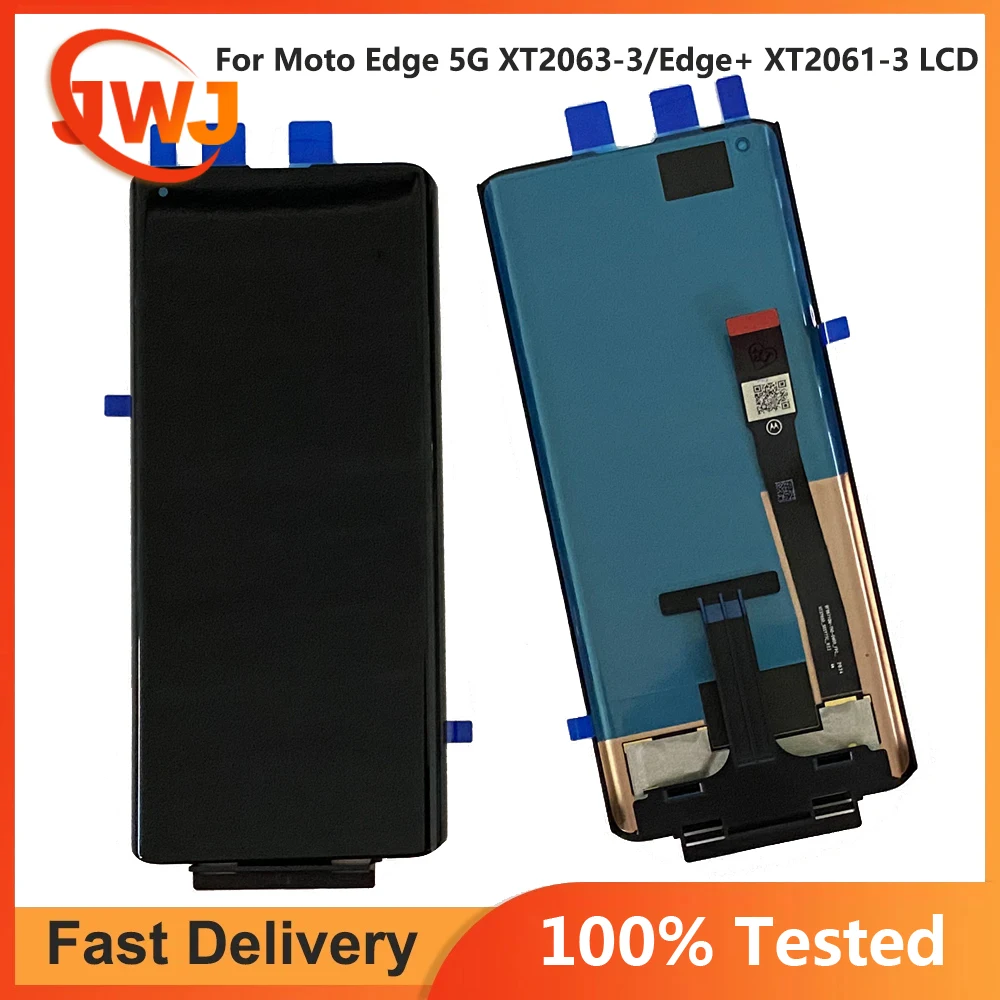 Test Original Display For Motorola Edge Plus Screen XT2061-3 LCD and Touch Screen Digitizer For Moto Edge XT2063-3 Display