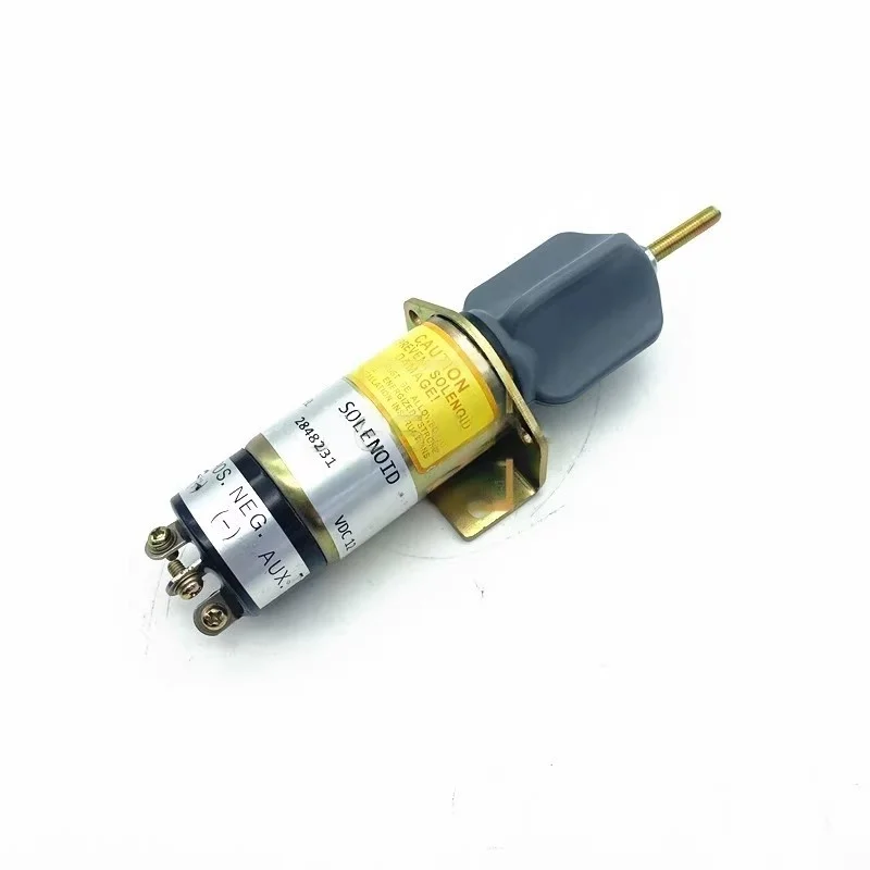 

2848231 SA-3453T Engine Stop Solenoid Valve Fuel Cut-Off Switch 12V/24V for Excavator