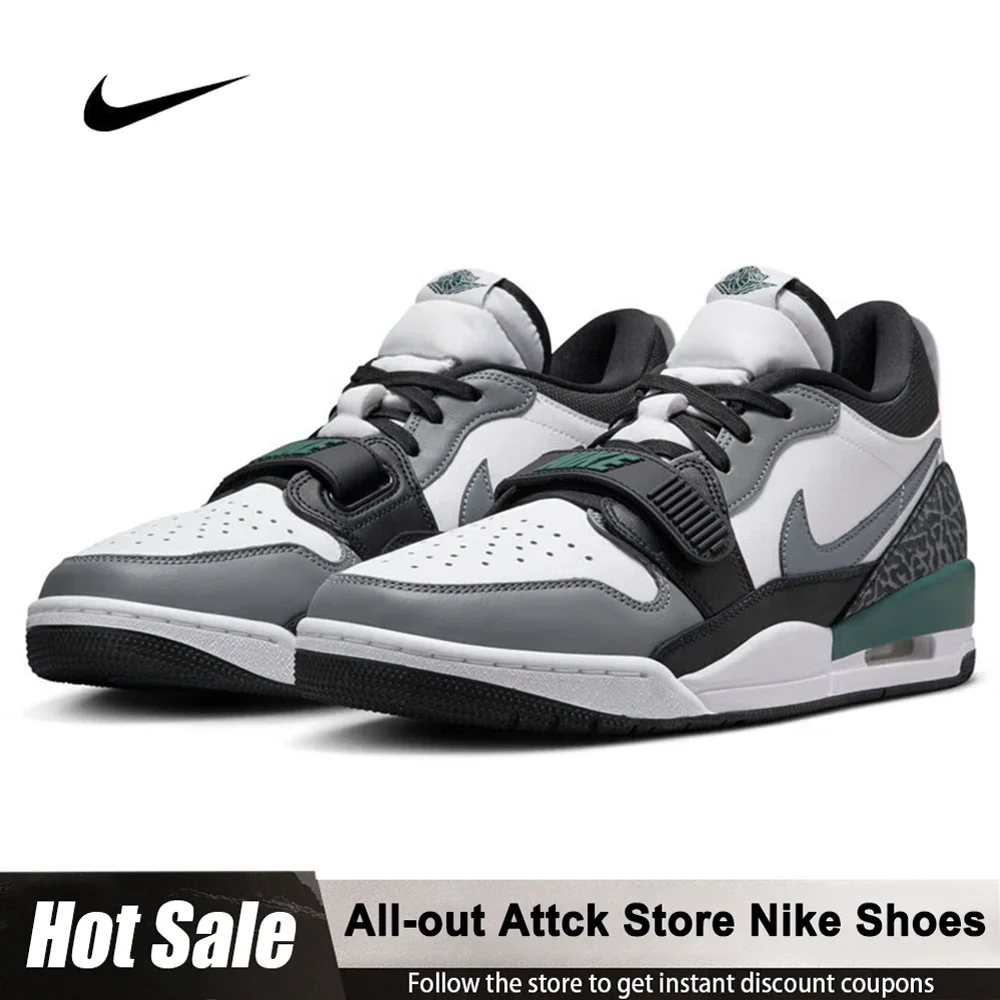 

Мужские баскетбольные кроссовки Nike Air Jordan AJ312 с низким берцем в стиле ретро CD7069-131 Универсальная амортизирующая классическая нескользящая повседневная обувь