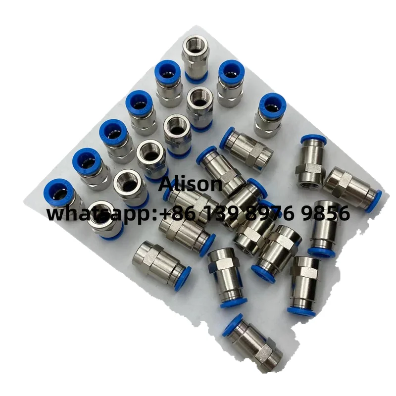 10pcs Female thread joint QSF-1/8-4-B 153022 QSF-1/8-6-B 153023 QSF-1/8-8-B 153025