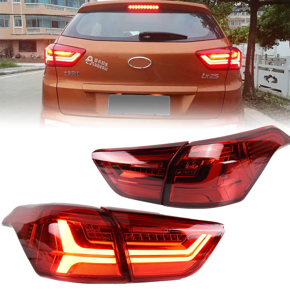 

Tail Light For IX25 LED 2014-2018 автомобильные товары Rear Lamp Hella LED Lights Car Accessories Creta Taillights