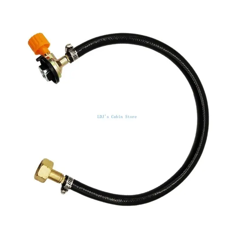 

XXFC Gas Stove Propane Refill Adapter Portable Cylinder Hose Connector Durable