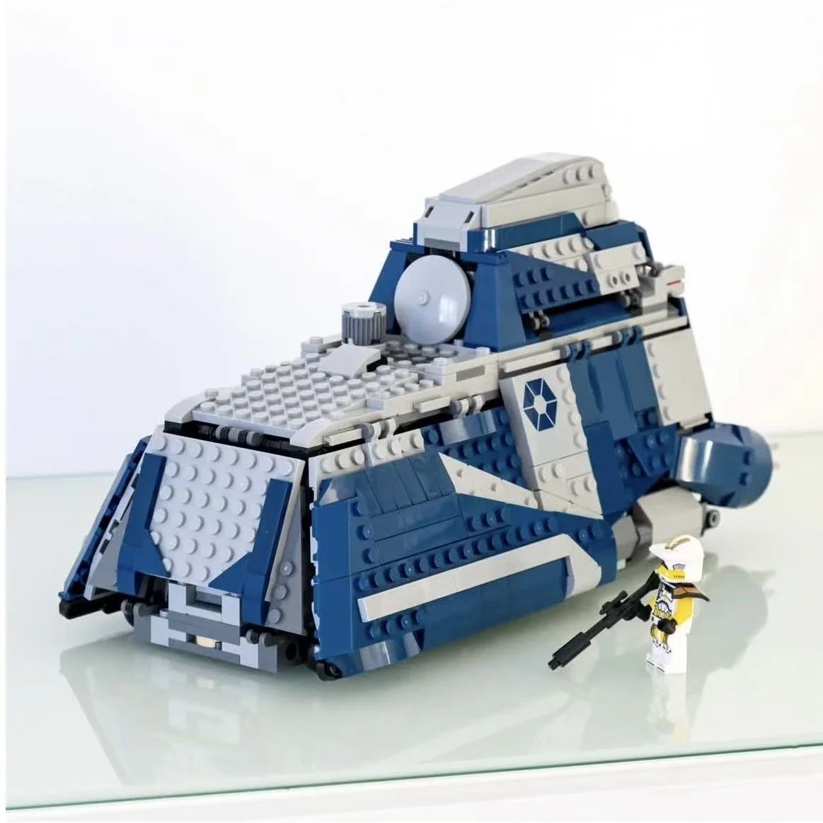 976 stücke Film Schlacht Separatist MTT 75435 Änderung Raum Krieg Militär SpaceShip Bausteine Spielzeug Geburtstag Weihnachten Geschenk