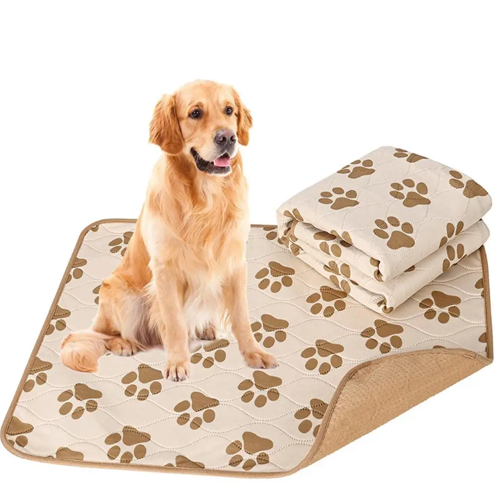 Pet Dog 4 Layers Diaper Mat Urine Mat Washable Reusable Anti-slip Quick Absorb Training Pee Pad Pet Accessories