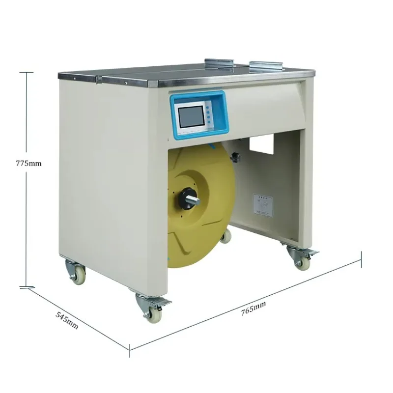 

TEPPS 801A Carton Strapping Packing and Packaging Labeling Machine pp Belt Join Multi Pack Strapping Machine