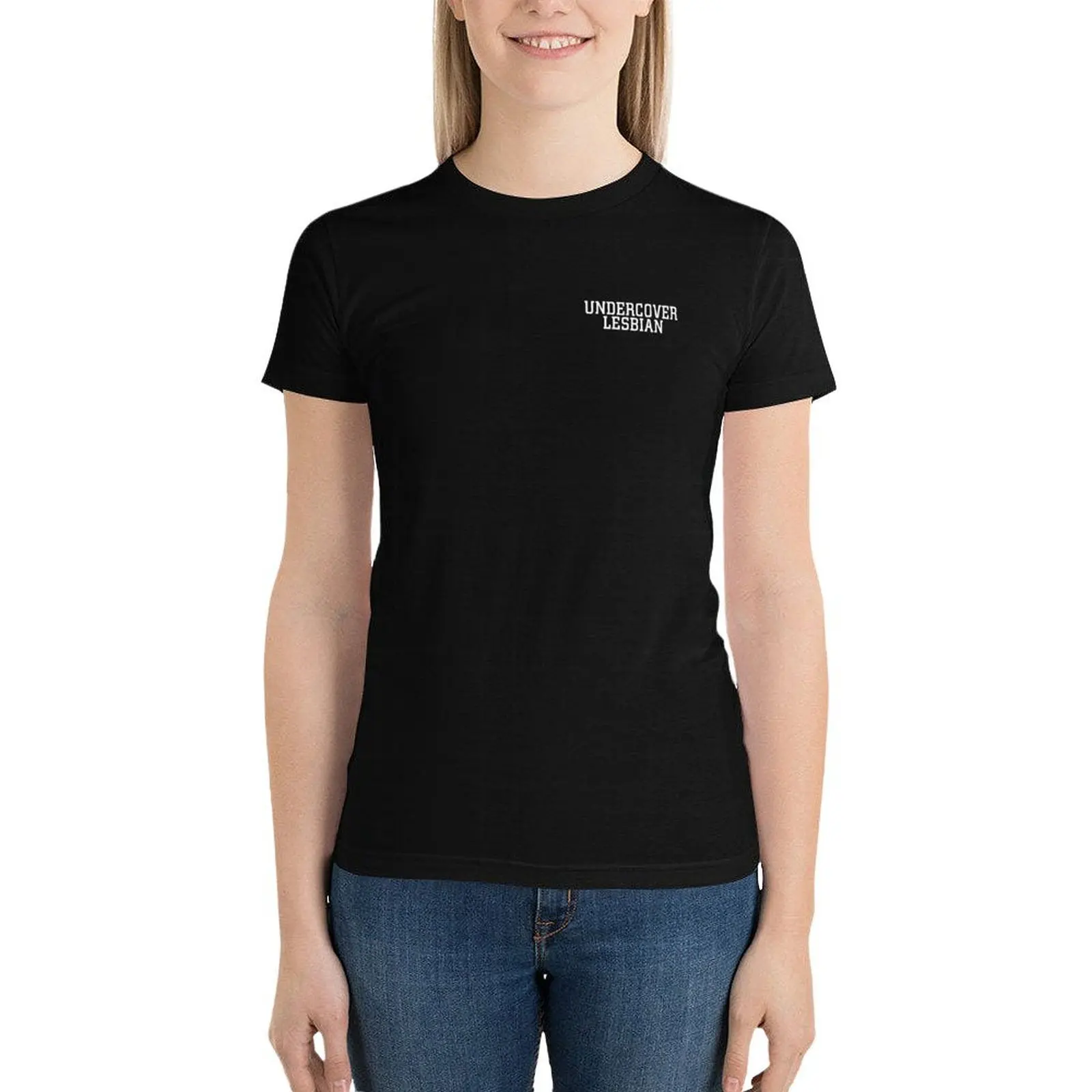 

Undercover Lesbian T-Shirt Female clothing shirts graphic tees funny workout t shirts for Women