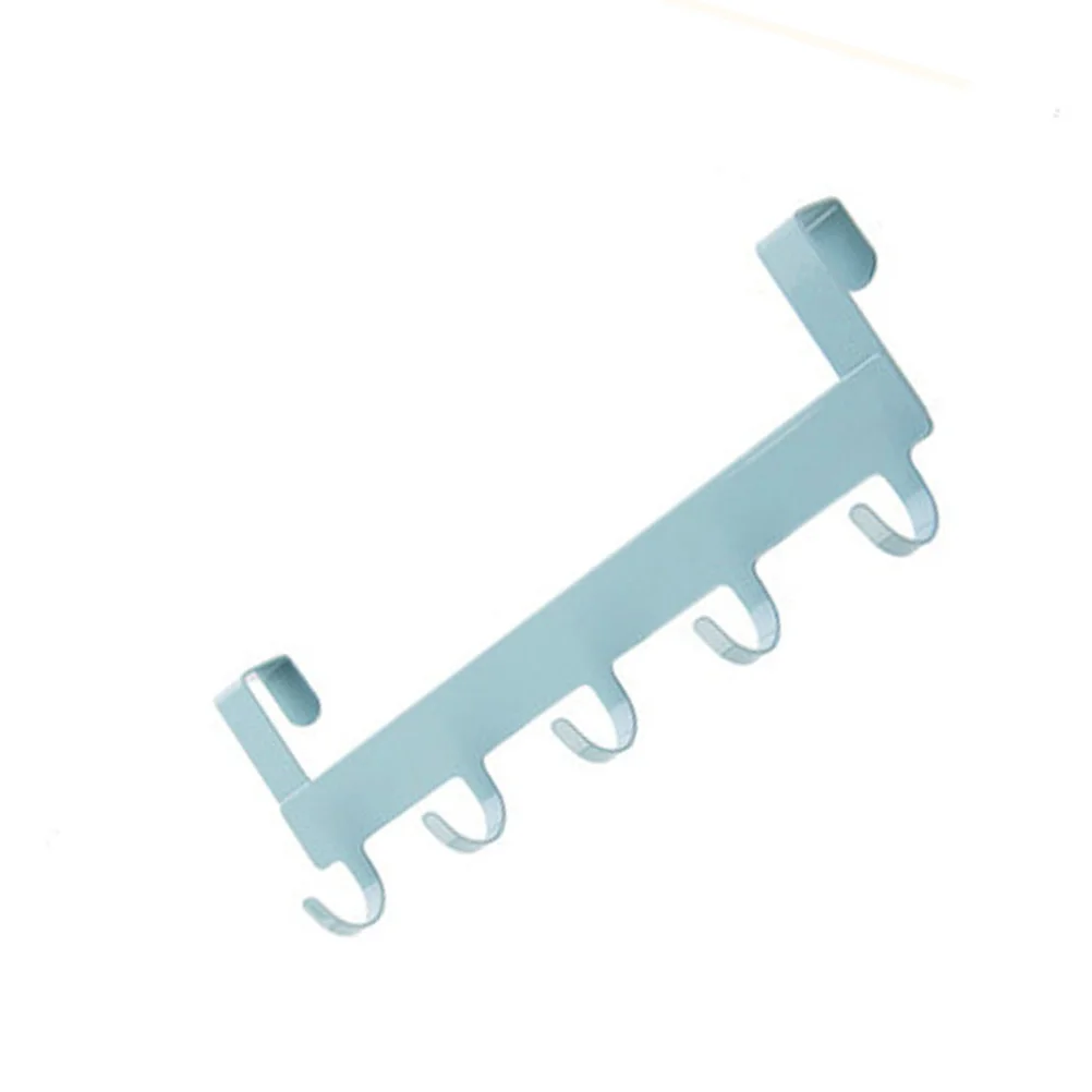

Wrought Iron Candy Color Seamless Hooks Traceless Hooks No Tools Kitchen Bedroom Office Pink Hanging Storage