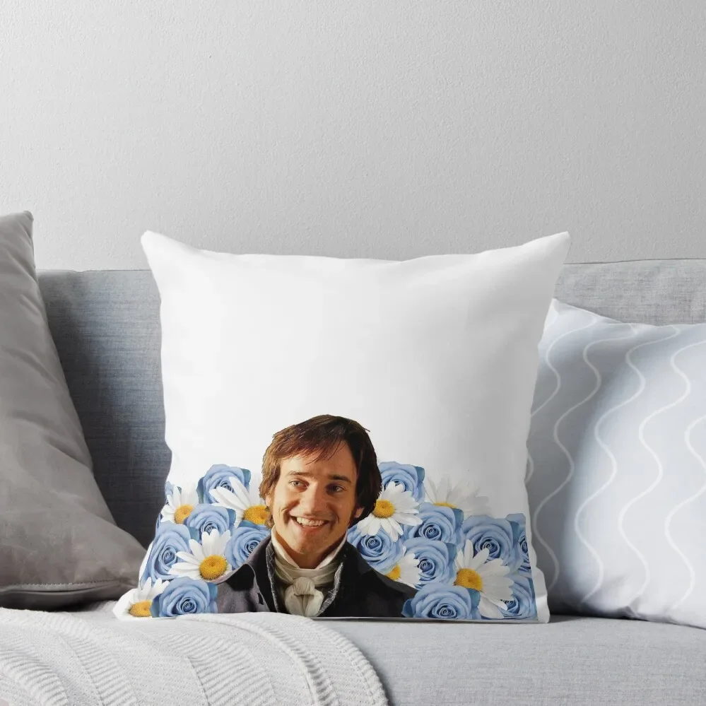 

Matthew Mcfadyen Mr. Darcy Throw Pillow Anime anime girl Marble Cushion Cover pillow