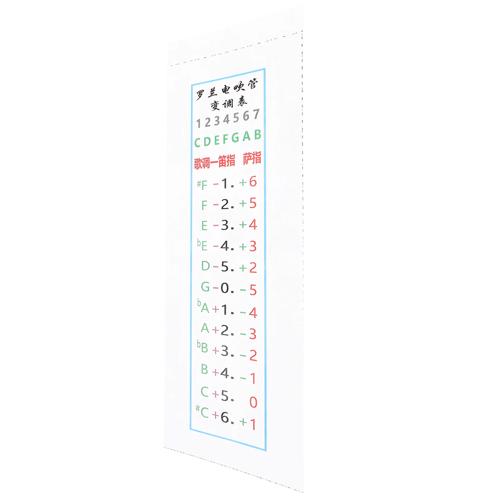 

Saxophone Chart for Kids Instrument Practice Musical Alto Transfer Meter with Adhesive Design Compatible